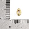 Brass Pave Cubic Zirconia Cabochons CU-CBA30E8-02G-04-3