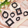 12Pcs 6 Style Resin Picture Frames RESI-CP0001-02-5