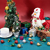 80Pcs 8 Style Christmas Ball Plastic Hanging Ornament AJEW-GA0006-01-4