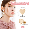 14Pcs Ion Plating(IP) 304 Stainless Steel Heart Stud Earring Findings STAS-BBC0002-39-2