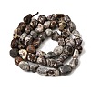Natural Leopard Skin Jasper Beads Strands GG-CBAC13F-A01-01-3