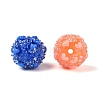 Opaque Acrylic & Transparent Resin Rhinestone Beads SACR-Q005-02B-2