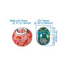 Handmade Lampwork European Large Hole Beads and Glass European Beads LPDL-TA0001-01S-9