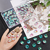 80Pcs Octagon Sew on Glass Rhinestone GLAA-SP0001-82B-01-3