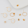 20Pcs Brass Stud Earring Findings KK-BBC0002-82-5