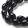 Natural Black Jasper Beads Strands G-B106-B17-01-3