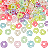 200Pcs Opaque Acrylic European Beads MACR-PA0001-90-1