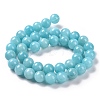 Natural Mashan Jade Round Beads Strands G-D263-4mm-XS28-5