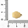 304 Stainless Steel Enamel Charms STAS-I336-04G-02-3