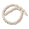 Fish Dyed Natural Lava Rock Beads Strands G-O126-01A-13-2