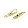 Brass Lobster Claw Clasps KK-B089-25G-2