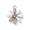 Alloy and Rhinestone Pendant FIND-Z045-01B-P-1