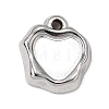 304 Stainless Steel Pendant Cabochon Settings SA-CBA9B1E-01A-P-1