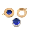 304 Stainless Steel Rhinestone Pendants STAS-Z203-01G-02-2