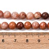 Natural Pink Aventurine Beads Strands G-G735-41-6mm-4