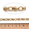 304 Stainless Steel Flat Round Link Chains CHS-K024-13G-2