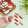 180Pcs 3 Colors Mini Wood Floorboards AJEW-WR0003-80-3