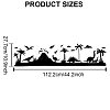 4Pcs 4 Styles PET Hollow Out Drawing Painting Stencils DIY-MA0004-05-2
