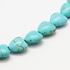 Heart Synthetic Turquoise Beads Strands X-TURQ-I019-10mm-08-1