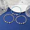 Glass Beaded Bracelets BJEW-JB10218-01-2