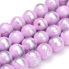 Natural Mashan Jade Beads Strands G-G833-6mm-21-1