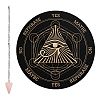 1Pc Cone/Spike/Pendulum Natural Rose Quartz Stone Pendants DIY-CP0007-74E-1