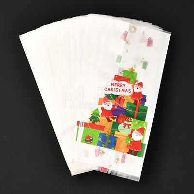 Christmas Theme Rectangle Paper Candy Bags CARB-G006-02B-1