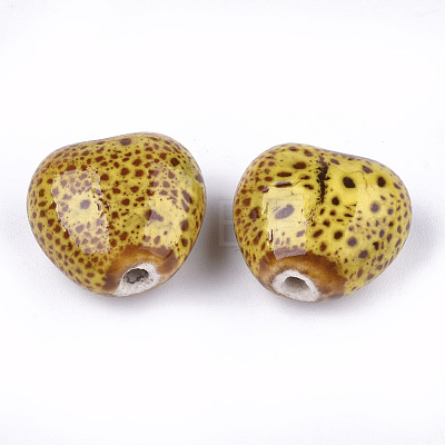Handmade Porcelain Beads X-PORC-S498-15A-16-1