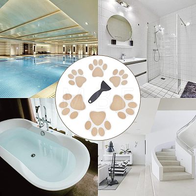 PEVA Adhesive Non-Slip Bathtub Stickers FIND-WH0077-41-1