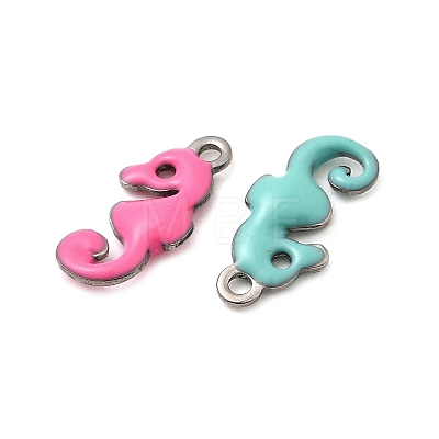 304 Stainless Steel Enamel Charms LS-STAS-Q363-14G-P-1