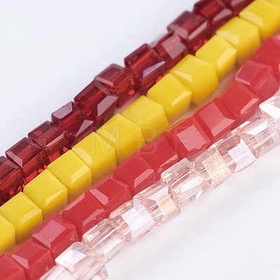 Glass Beads Strands EGLA-F121-M01-1