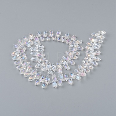 Crystal Glass Beads Strands GLAA-D033-01-1