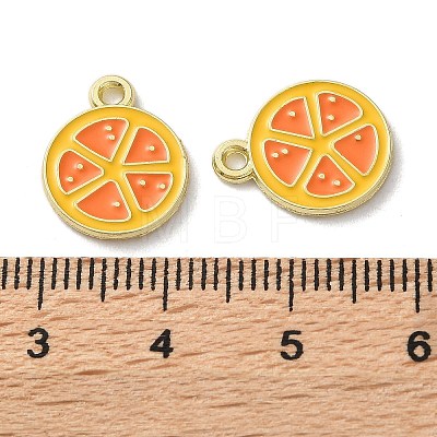 Fruit Alloy Enamel Charms X1-PALLOY-S058-01LG-09-1