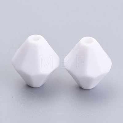 Opaque Acrylic Beads SACR-S300-02A-01-1