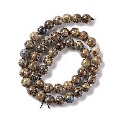 Natural Chrysocolla Beads Strands G-E584-03B-1