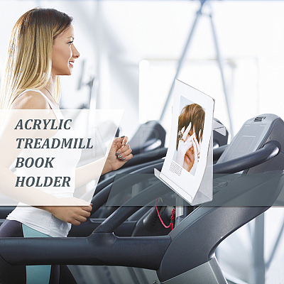 Acrylic Treadmill Book Holder ODIS-WH0043-12-1