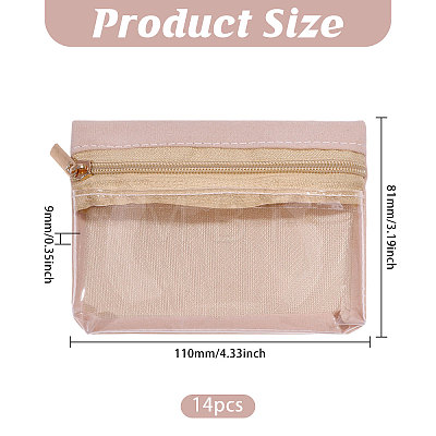 Velveteen Jewelry Zipper Bags ABAG-WH0048-84-1