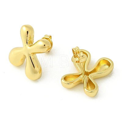 Rack Plating Brass Earrings EJEW-S222-01G-X-1