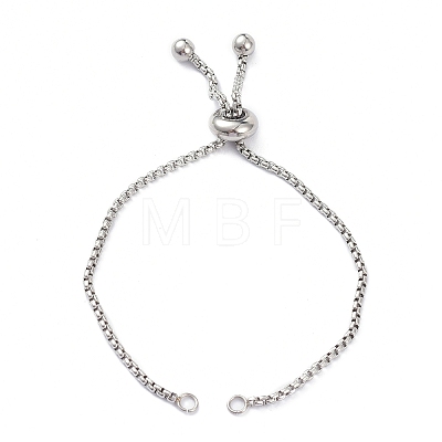 Stainless Steel Slider Bracelet Makings STAS-XCP0001-39-1