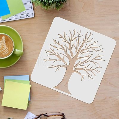 Plastic Reusable Drawing Painting Stencils Templates DIY-WH0172-260-1