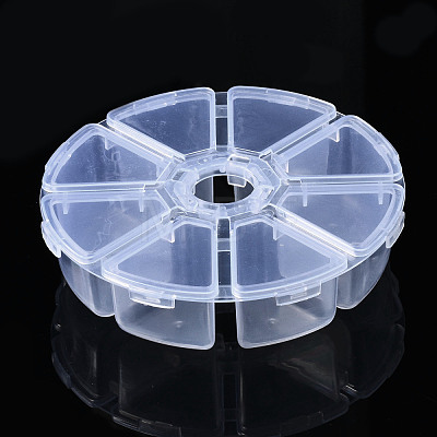 Flat Round Polypropylene(PP) Bead Storage Containers CON-S043-046A-1