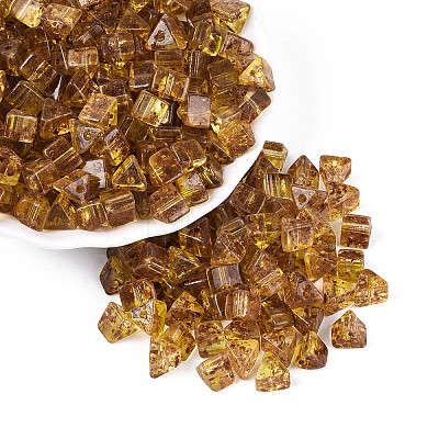 Picasso Transparent Glass Beads SEED-Q039-02N-1