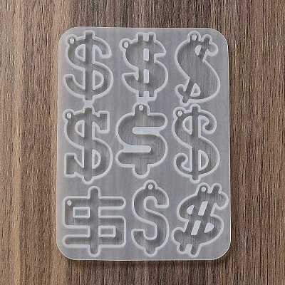 Dollar Sign Pendant DIY Silicone Molds SIMO-C012-07-1