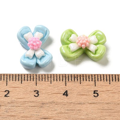 Pearlized Opaque Resin Decoden Cabochons RESI-R448-01-1