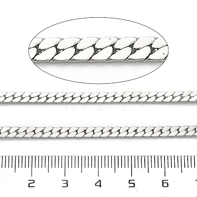 304 Stainless Steel Curb Chains CHS-A016-36P-A-1