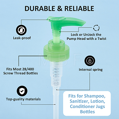 28/400 Plastic Pump Bottles Head FIND-WH0021-81-1