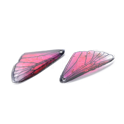 Transparent Resin Pendants X1-RESI-Q216-001-1