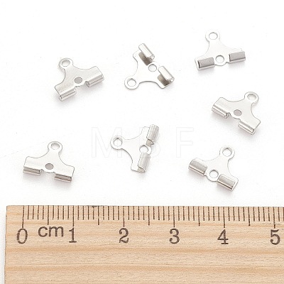 304 Stainless Steel Folding Crimp Ends X-STAS-M250-02-1