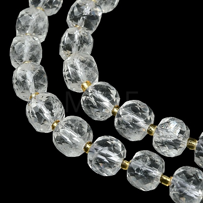 Natural Quartz Crystal Beads Strands G-Q010-A27-01-1