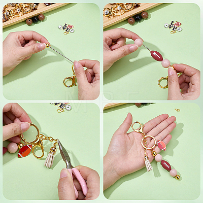 DIY Keychain Making Kits DIY-BM0002-36-1